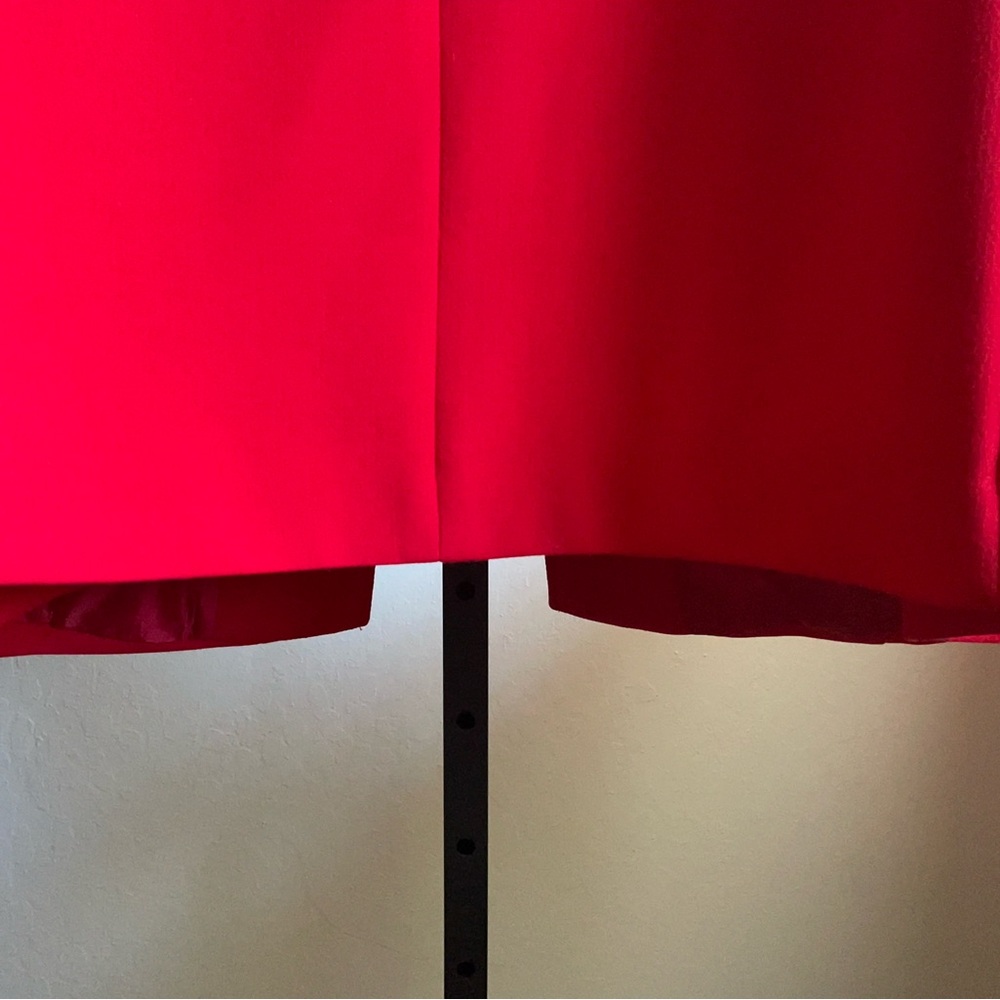 Tahari Topper Coat Women’s Red 16W - Picture 9 of 16